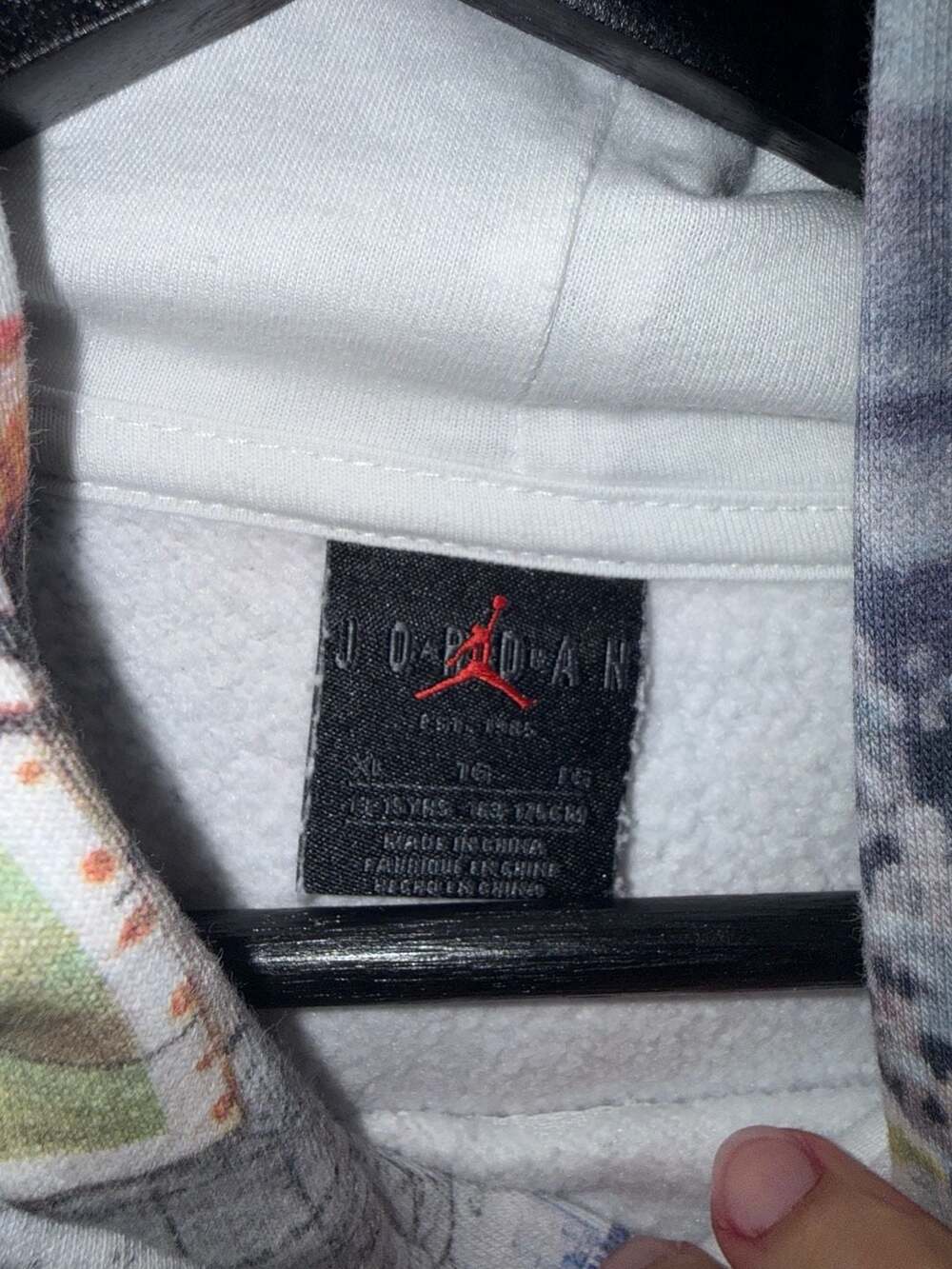 Jordan Michael Jordan Collage Graphic Hoodie Size XL - Picture 4 of 7